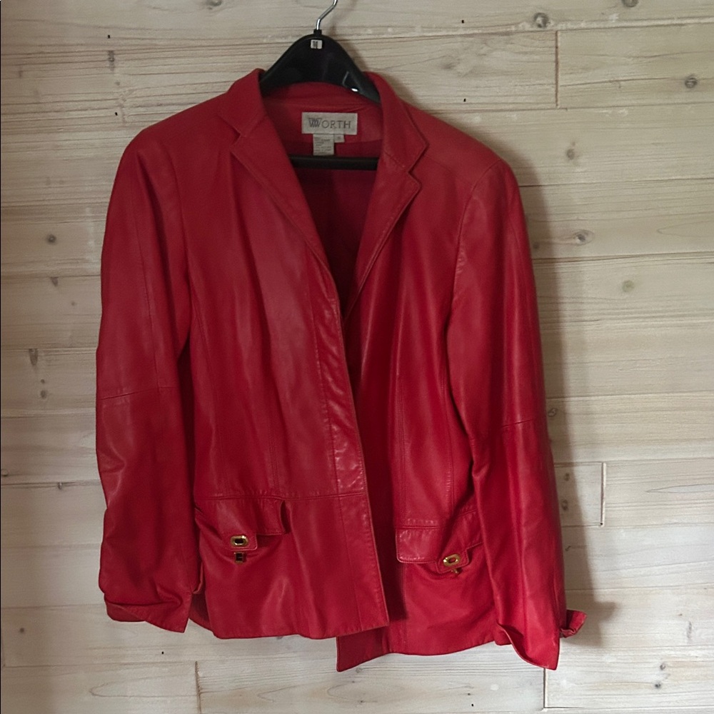 Worth Women's Vibrant Red Blazer